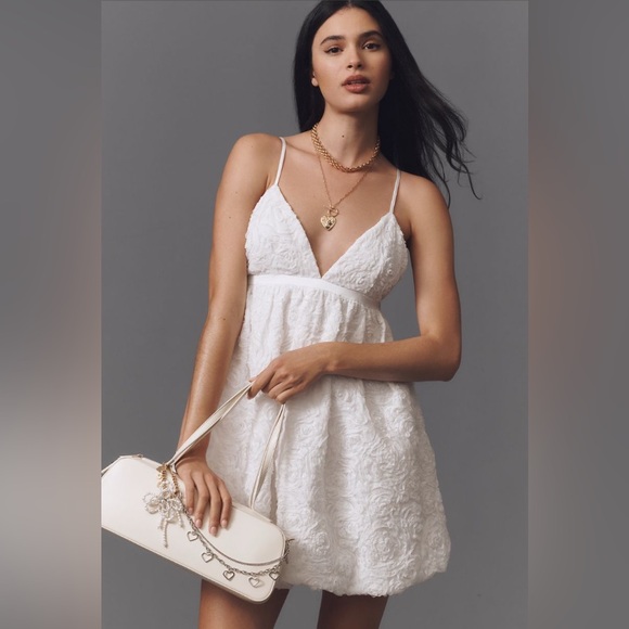 NWT Anthropologie Endless Rose Sleeveless Sequin Bubble Dress, sz L - Picture 2 of 5